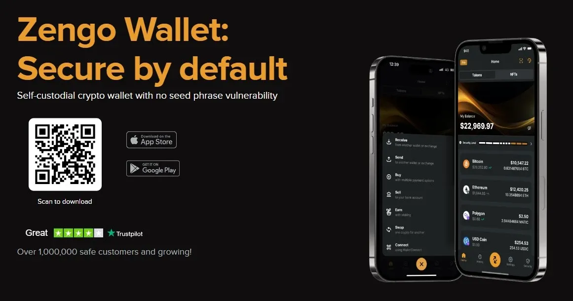 Zengo: a carteira móvel ultra-segura para suas criptos